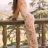 Robina Maxikleid mit Honeyflower-Print Robina Maxikleid mit Honeyflower-Print