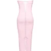 Romy Pink Mesh Bodycon-Maxikleid Romy Pink Mesh Bodycon-Maxikleid