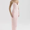 Romy Pink Mesh Bodycon-Maxikleid Romy Pink Mesh Bodycon-Maxikleid