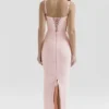 Romy Pink Mesh Bodycon-Maxikleid Romy Pink Mesh Bodycon-Maxikleid