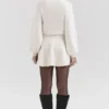 Cressida Cremefarbener Pullover aus schwerer Strickmischung aus Wolle und Kaschmir Cressida Cremefarbener Pullover aus schwerer Strickmischung aus Wolle und Kaschmir