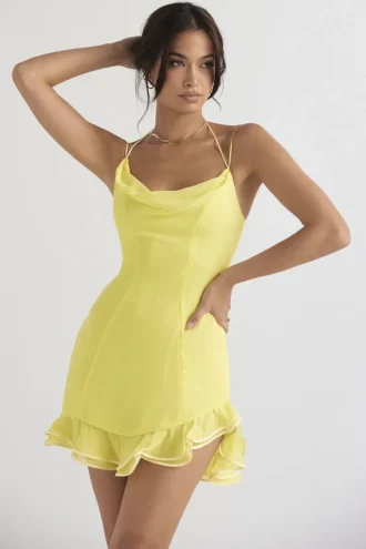 Rossella Buttercup Rüschen-Minikleid