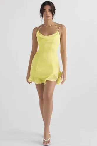 Rossella Buttercup Rüschen-Minikleid