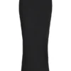 Ruby – Midirock aus schwarzem Satin mit Spitzenbesatz Ruby – Midirock aus schwarzem Satin mit Spitzenbesatz