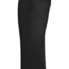 Ruby – Midirock aus schwarzem Satin mit Spitzenbesatz Ruby – Midirock aus schwarzem Satin mit Spitzenbesatz