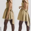 Saasha Gold Jacquard Minikleid Saasha Gold Jacquard Minikleid