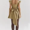 Saasha Gold Jacquard Minikleid Saasha Gold Jacquard Minikleid