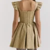 Saasha Gold Jacquard Minikleid Saasha Gold Jacquard Minikleid