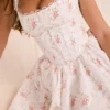 Sade Rose Print Stretch-Baumwoll-Minikleid Sade Rose Print Stretch-Baumwoll-Minikleid