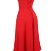 Saira Scarlet Midi-Sommerkleid Saira Scarlet Midi-Sommerkleid