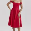 Saira Scarlet Midi-Sommerkleid Saira Scarlet Midi-Sommerkleid