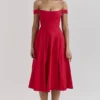 Saira Scarlet Midi-Sommerkleid Saira Scarlet Midi-Sommerkleid