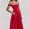 Saira Scarlet Midi-Sommerkleid Saira Scarlet Midi-Sommerkleid