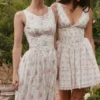 Salma Rose Print Minikleid Salma Rose Print Minikleid