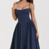 Samaria French Navy Korsett-Sommerkleid Samaria French Navy Korsett-Sommerkleid