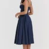 Samaria French Navy Korsett-Sommerkleid Samaria French Navy Korsett-Sommerkleid