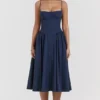Samaria French Navy Korsett-Sommerkleid Samaria French Navy Korsett-Sommerkleid