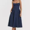 Samaria French Navy Korsett-Sommerkleid Samaria French Navy Korsett-Sommerkleid