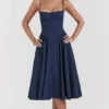 Samaria French Navy Korsett-Sommerkleid Samaria French Navy Korsett-Sommerkleid