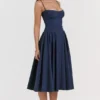 Samaria French Navy Korsett-Sommerkleid Samaria French Navy Korsett-Sommerkleid