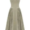 Samaria Taupe Korsettsommerkleid Samaria Taupe Korsettsommerkleid