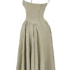 Samaria Taupe Korsettsommerkleid Samaria Taupe Korsettsommerkleid
