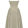 Samaria Taupe Korsettsommerkleid Samaria Taupe Korsettsommerkleid