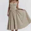 Samaria Taupe Korsettsommerkleid Samaria Taupe Korsettsommerkleid