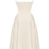 Samaria Vintage Cremefarbenes Korsett-Sommerkleid Samaria Vintage Cremefarbenes Korsett-Sommerkleid