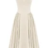 Samaria Vintage Cremefarbenes Korsett-Sommerkleid Samaria Vintage Cremefarbenes Korsett-Sommerkleid