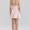 Samida Rosa Satin-Korsetts-Minikleid Samida Rosa Satin-Korsetts-Minikleid