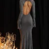 Sancha Steel Metallic-Maxikleid Sancha Steel Metallic-Maxikleid