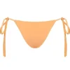 Santorini Bikinis-Unterteil in Hellorange mit seitlichen Bändern Santorini Bikinis-Unterteil in Hellorange mit seitlichen Bändern