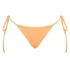 Santorini Bikinis-Unterteil in Hellorange mit seitlichen Bändern Santorini Bikinis-Unterteil in Hellorange mit seitlichen Bändern