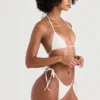 Santorini Ivory Bikinis mit seitlichen Bändern als Unterteile Santorini Ivory Bikinis mit seitlichen Bändern als Unterteile