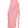 Sarina Apricot Rüschen-Maxikleid Sarina Apricot Rüschen-Maxikleid