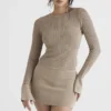 Savannah Taupe Langarm-Strick-Oberteil Savannah Taupe Langarm-Strick-Oberteil