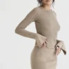 Savannah Taupe Langarm-Strick-Oberteil Savannah Taupe Langarm-Strick-Oberteil