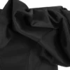 Selena Schwarzes Satinkleid mit Puffärmeln Selena Schwarzes Satinkleid mit Puffärmeln