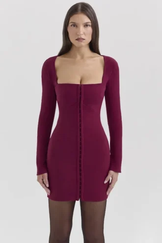 Selene Berry Bodycon-Minikleid