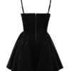 Selina – Mini-Kleid aus schwarzem Samt und Tüll Selina – Mini-Kleid aus schwarzem Samt und Tüll