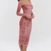 Seraphina – Korsetts-Kleid mit rosa Print Seraphina – Korsetts-Kleid mit rosa Print
