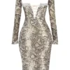 Seraphina Korsetts-Kleid mit Schlangenprint Seraphina Korsetts-Kleid mit Schlangenprint