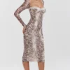 Seraphina Korsetts-Kleid mit Schlangenprint Seraphina Korsetts-Kleid mit Schlangenprint
