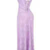 Seren Orchid Maxikleid mit Blumenmuster und Spitzenrücken Seren Orchid Maxikleid mit Blumenmuster und Spitzenrücken