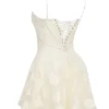 Serenita Vintage-Minikleid in Creme mit Blumenmuster Serenita Vintage-Minikleid in Creme mit Blumenmuster