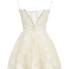 Serenita Vintage-Minikleid in Creme mit Blumenmuster Serenita Vintage-Minikleid in Creme mit Blumenmuster