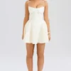 Serenita Vintage-Minikleid in Creme mit Blumenmuster Serenita Vintage-Minikleid in Creme mit Blumenmuster