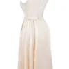Shayla Vintage Midi-Kleid in Creme Shayla Vintage Midi-Kleid in Creme