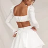 Shira Weißes Oberteil mit Puffärmeln Shira Weißes Oberteil mit Puffärmeln